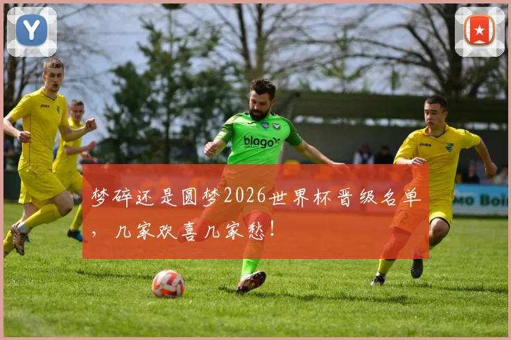 梦碎还是圆梦2026世界杯晋级名单,几家欢喜几家愁!