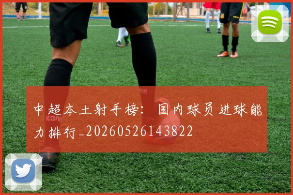 中超本土射手榜:国内球员进球能力排行_20260526143822